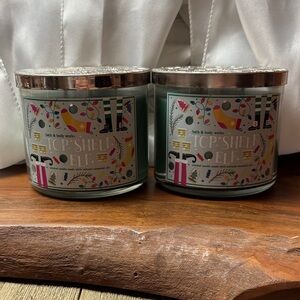 Bath & Body Works Top Shelf Elf 3-wick Candle Set